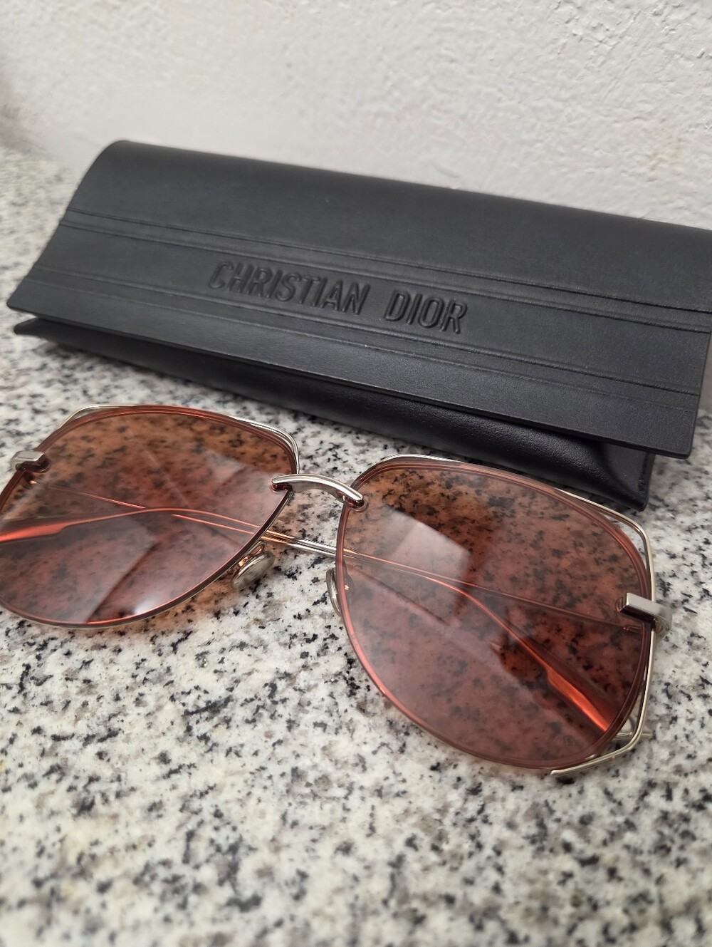 Authentic✨ RARE ✨ Christian Dior Stellaire 6 Geometric Aviator Sunglasses - Picture 3 of 15